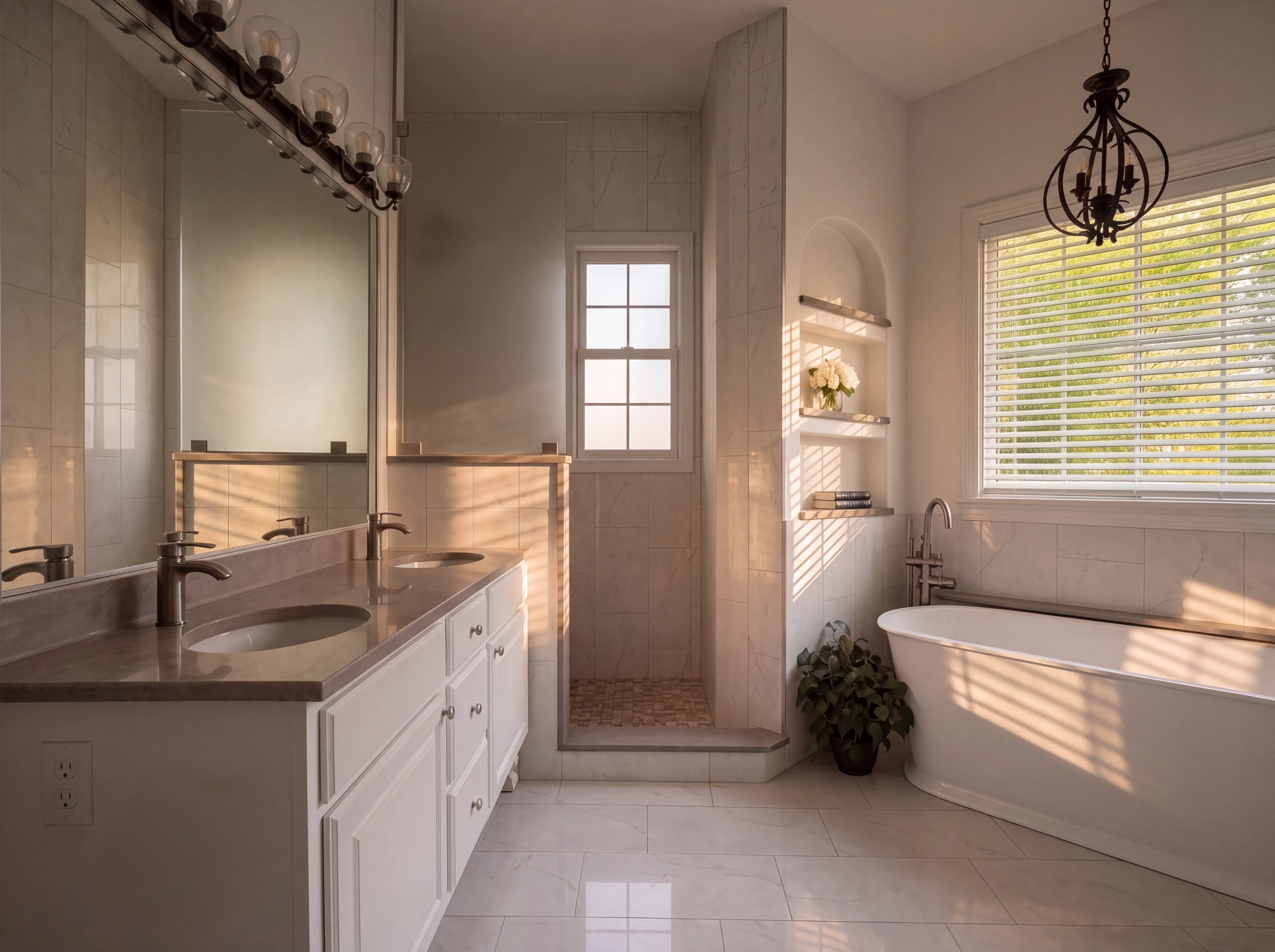 Primary bath vanity