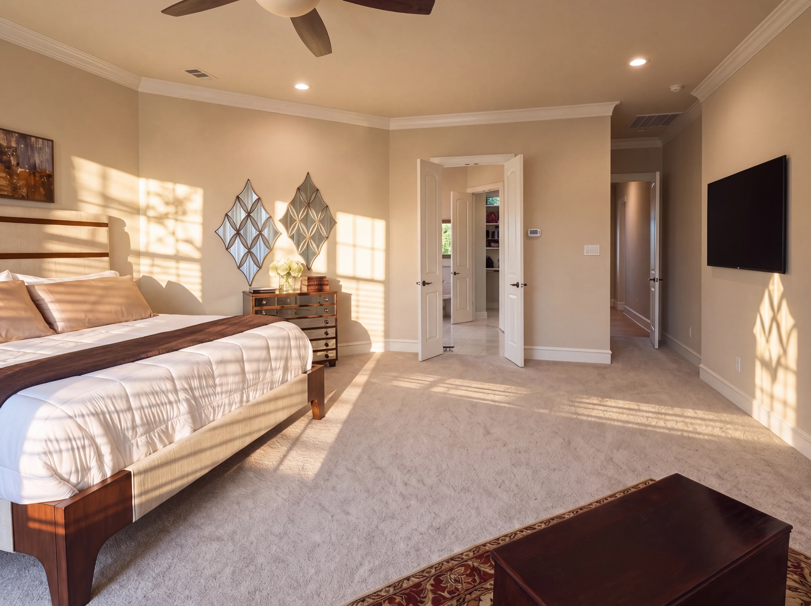 Primary bedroom, alternate angle